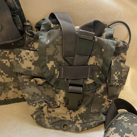 Gray and Black Tactical Backpack with MOLLE System - Picture 2 of 9